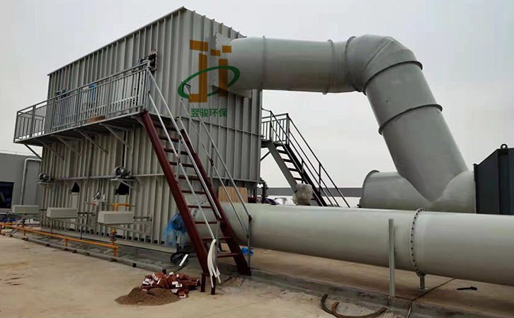 工業廢氣凈化器廣西新材料行業涂布烘干廢氣排放處理RTO廢氣處理裝置
