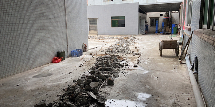 電子廠雨污分流工程施工現(xiàn)場(chǎng)1