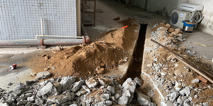 電子廠雨污分流工程施工現(xiàn)場(chǎng)3